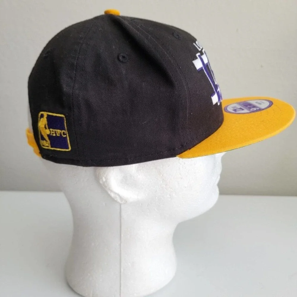 Los Angeles‎ Lakers HWC New Era 9Fifty Snapback Hat Youth Black Yellow